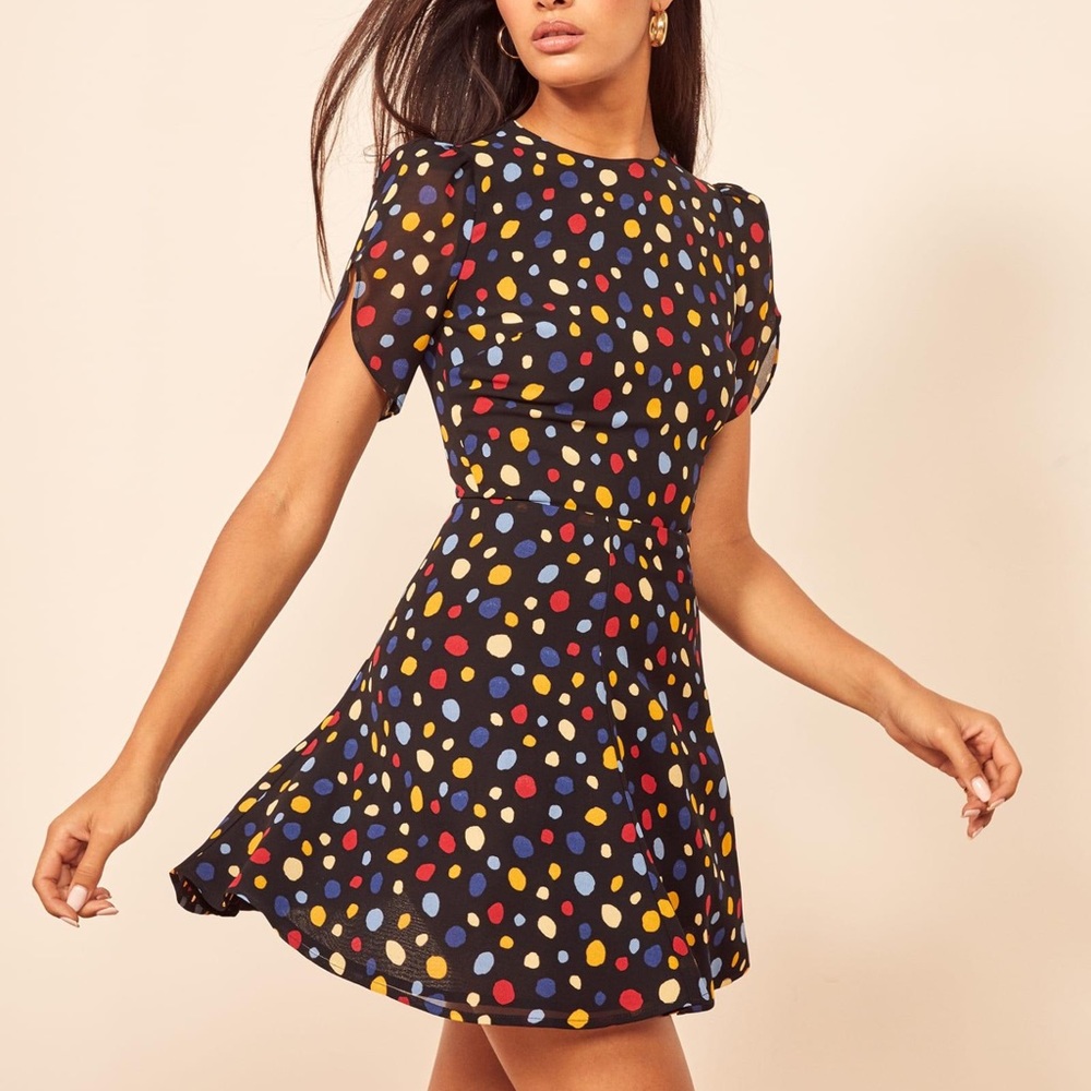 Reformation fiesta mini dress